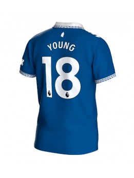 Everton Ashley Young #18 Replika Hemmakläder 2023-24 Kortärmad